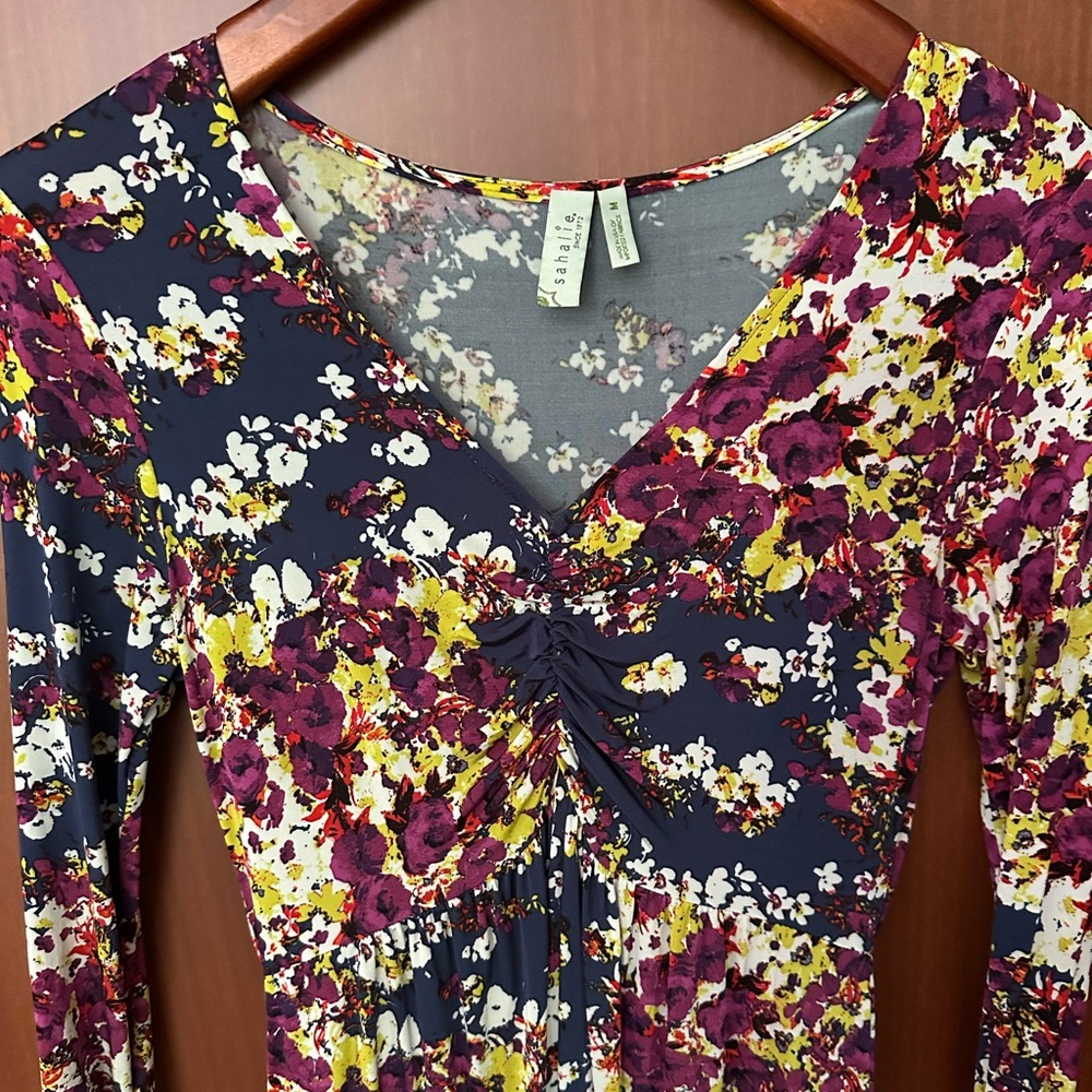 Sahalie Dress floral print size medium
